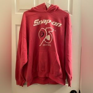 snap on sweatshirt